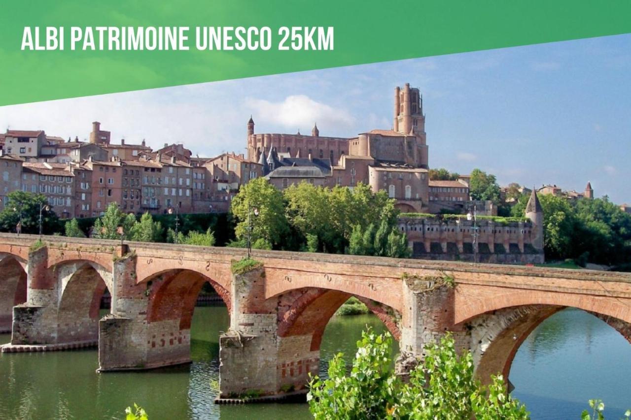Le Gite Nature Bien-Etre Piscine Chauffee Privee Du Tarn Entre Toulouse Et Albi & Les Cottages Du Tarn Peyrole Екстериор снимка