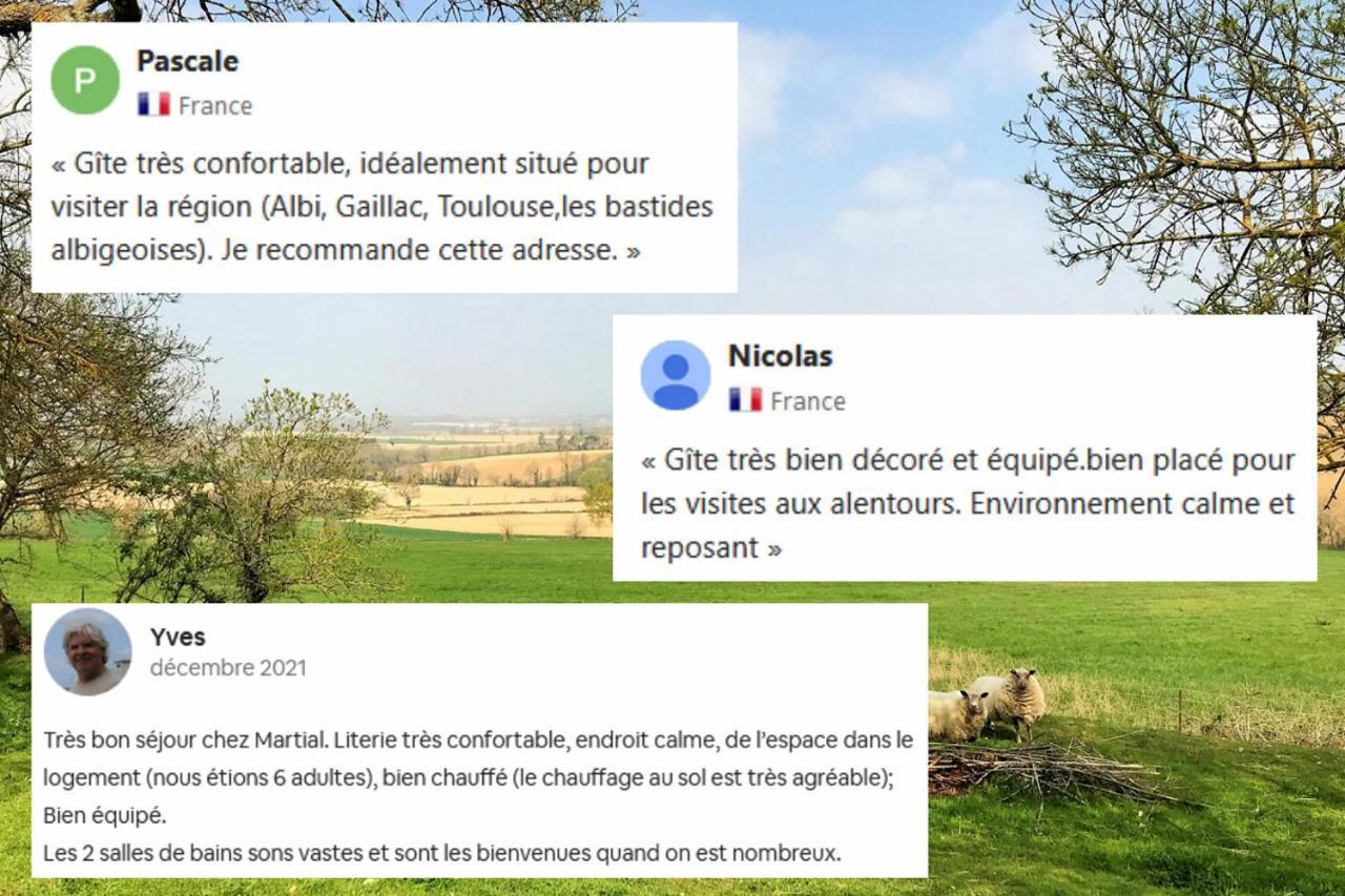 Le Gite Nature Bien-Etre Piscine Chauffee Privee Du Tarn Entre Toulouse Et Albi & Les Cottages Du Tarn Peyrole Екстериор снимка